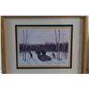 Image 3 : Framed Print & Painting by Allen Sapp & Gybil Orr 13''x 15 and 11'' x 9''