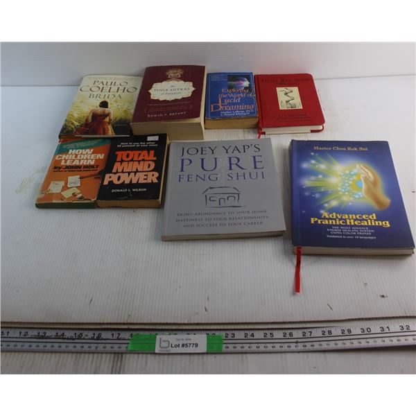 (8) Assorted Books - Total Mind Power, Pure Feng Shui and Advanced Panic Healing