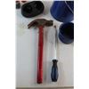 Image 5 : Hammer, Enamel Tea Set, Walkie Talkie, Dremel and Assorted Items