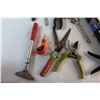 Image 6 : Caulking Gun, Hedge Cutters, Wrenches, Box Cutter and Assorted Hardware