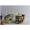 Image 2 : (3) Toby Style Mugs and Cream Pitcher
