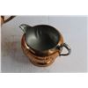 Image 4 : Copper Tea Pot and Cream & Sugar Set