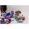 Image 2 : LOL Doll Lot: Assorted Dolls & Accessories w/ British Car, Misc.