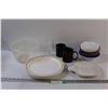 Image 1 : Kitchen Dishes: (5) Plates, (10) Bowls, (2) Mugs, Misc.