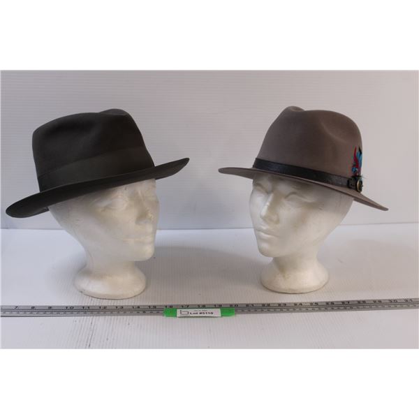 (2) Hats: Stetson Whippet Size 7 & Biltmore Size 7