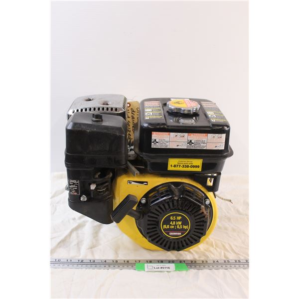Champion 6.5HP Gas Powered Engine - Has Compression, As is