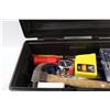 Image 3 : Plastic Portable Tool Box w/Contents
