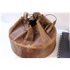 Image 4 : Lot: Leather Solid Bottom Satchel, Various Notebooks, RV Water Heater 4.5" Anode Rod, (2) Bristle Bo