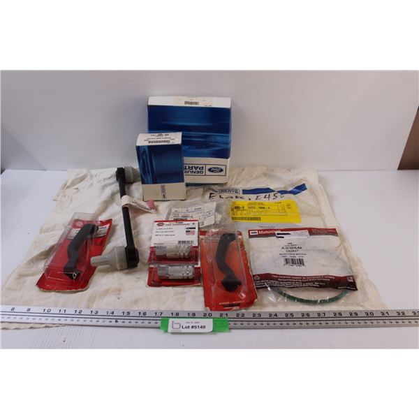 Shop/Vehicle Parts: (2) Interior Tractor Door Handles, (2) Air Couplers, Asserted Ford Parts