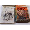 Image 3 : (4) Antique Hard Cover Books: Abe Lincoln, Sleeping Island, Wolf Songs, Border Breed