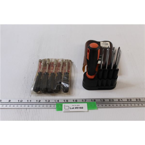 Craftsman Screwdriver Set & (5) Piece Nut Driver Set
