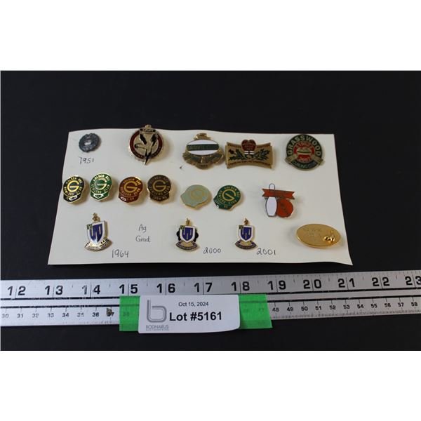 Collector's Pins - Manitoba, Curling Club, Bowling, Misc.