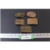 Image 1 : (5) Belt Buckles: Co-op, Westeel, Legacy