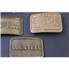 Image 3 : (5) Belt Buckles: Co-op, Westeel, Legacy