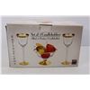 Image 2 : Jay Import Company- Set Of (2) Candleholders, (1) Bowl, (6) Fruits- NIB