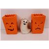 Image 3 : 1999 McDonalds Halloween Trick Or Treating Pail, Pumpkin Carving Set, Halloween Candle Holders, Misc