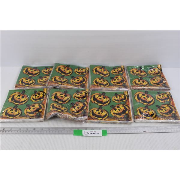 (8) Packages Of Halloween Napkins
