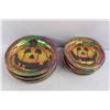 Image 2 : (12) Packs of Halloween Themed Foil Plates- Big and Small