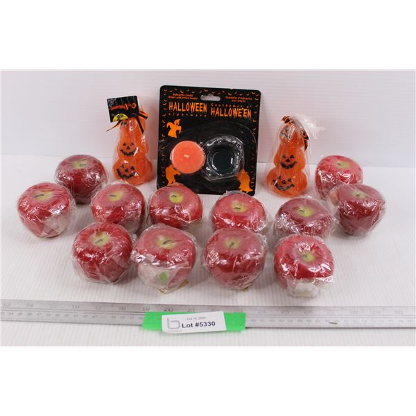 Fall/ Halloween Themed Wax Candles