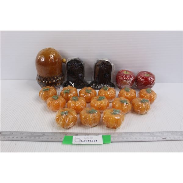 Fall/ Halloween Themed Wax Candles