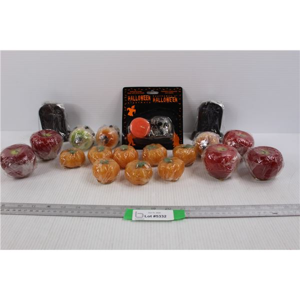 Fall/ Halloween Themed Wax Candles