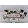 Image 1 : (8) Mugs, (2) Teapots, Coasters, Misc.