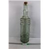 Image 1 : Large Green Tinted Glass Bottle- 23.5''x 7''