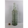 Image 2 : Large Green Tinted Glass Bottle- 23.5''x 7''