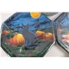 Image 3 : Melted Plastic Halloween Ghost Light- Power On, (4) Packs Of Halloween Themed Paper Plates