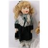 Image 5 : (2) Vintage Porcelain Dolls, Alisa Doll