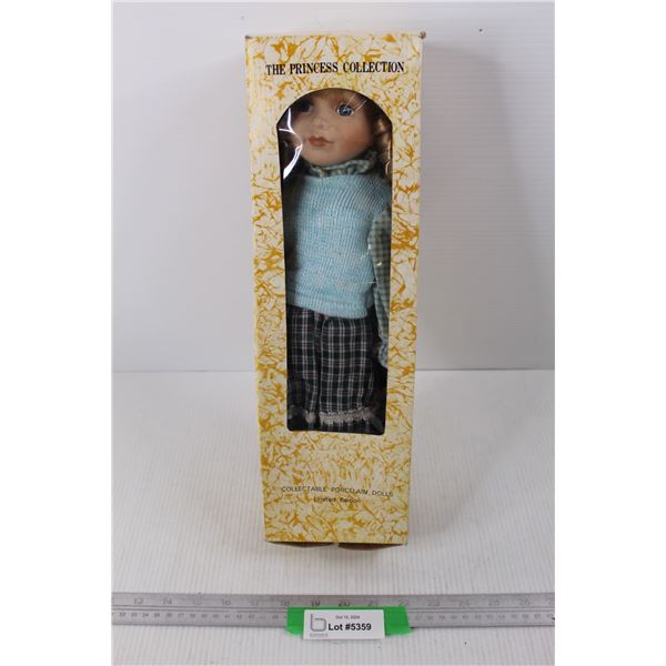 Vintage Porcelain Collectors Doll, The Princess Collection -NIB