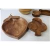 Image 2 : Wooden Bowls - Cheese Cutting Board - Cracker Holder - Dishes