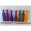 Image 1 : (7) Colored Bottles W/Wire & Plastic Corks