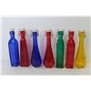 Image 3 : (7) Colored Bottles W/Wire & Plastic Corks
