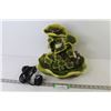 Image 1 : Table Top Frog Fountain w/Pump (working)
