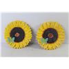 Image 3 : Pottery Style Sunflowers - Shoes