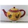 Image 1 : Large Ceramic Teapot w/Roosters
