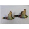 Image 3 : (2) Vintage Ceramic Duck Wall Hangers (one beak damaged) (2) Ceramic Pheasants
