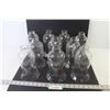 Image 1 : *(10) Glass Lamp Shades (bottom is 1 5/8" - 8"tall)