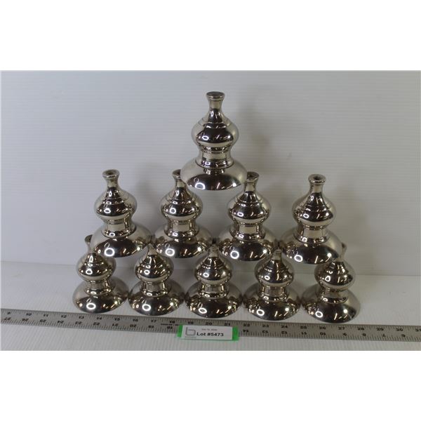 (10) Metal Candle Holders (incomplete)