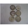 Image 2 : (12) Canadian Silver Dimes (2) Large Pennies and 1964 US Dollar