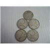 Image 3 : (14) Pre 1964 Canadian Quarters and (2) Dimes