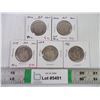 Image 1 : (5) Canadian 50 Cent Coins-1979(2),1981, and (2) 2002