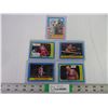 Image 1 : (5) Vintage 1987 OPC WWF / WWE Cards - Kimchee and Kamala, Jake the Snake, Honky Tonk Man and Jimmy 