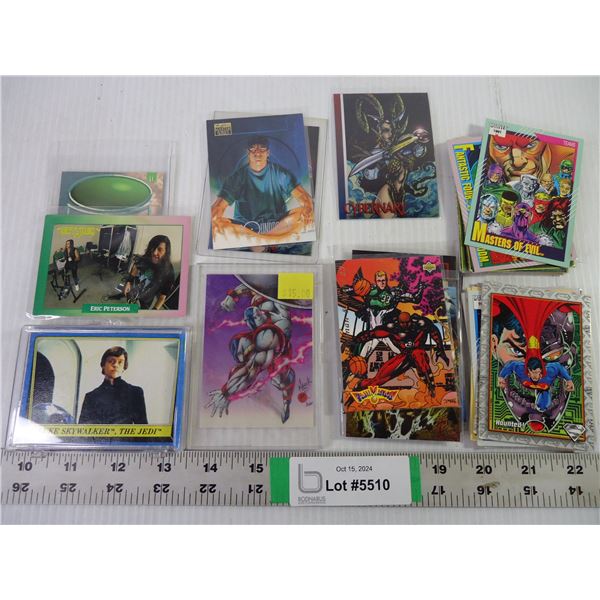 Star Wars, Cybernary and Marvel Lot of assorted cards