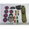 Image 1 : Cleaning Rod Case and Lot of assorted Patches