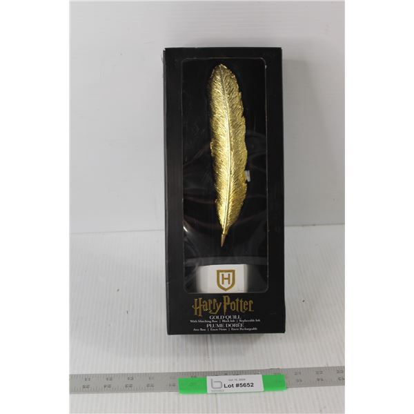 Harry Potter Gold Quill