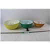 Image 1 : (3) Mixing Bowls, Elephant Figurine