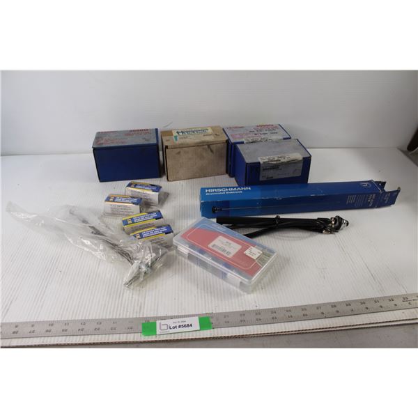 Retractable Antenna, Graphite, Assorted Hardware