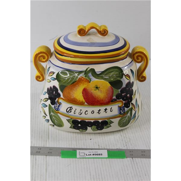 Biscotti Cookie Jar